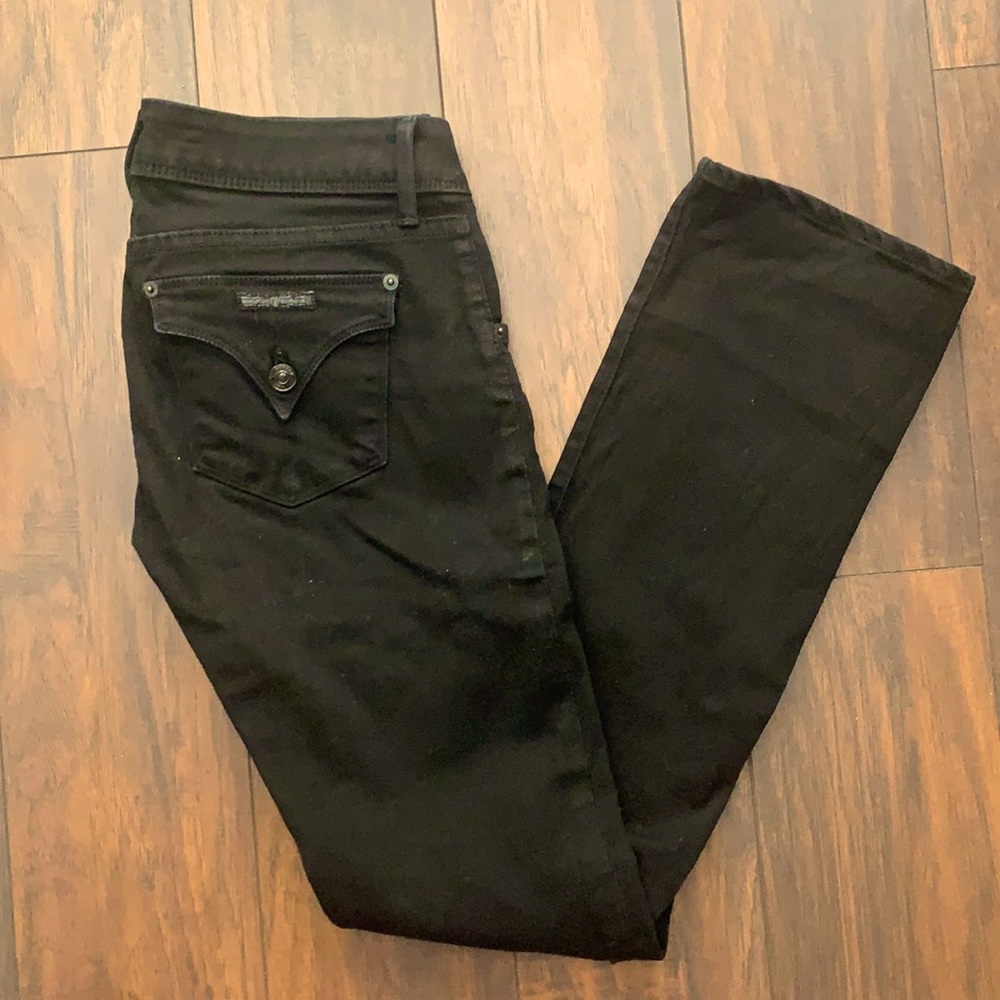Hudson Size 27 Black Denim